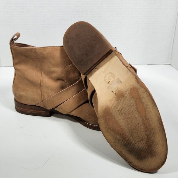Michael Kors Brown Ankle Boots Size 9 - Picture 2 of 5